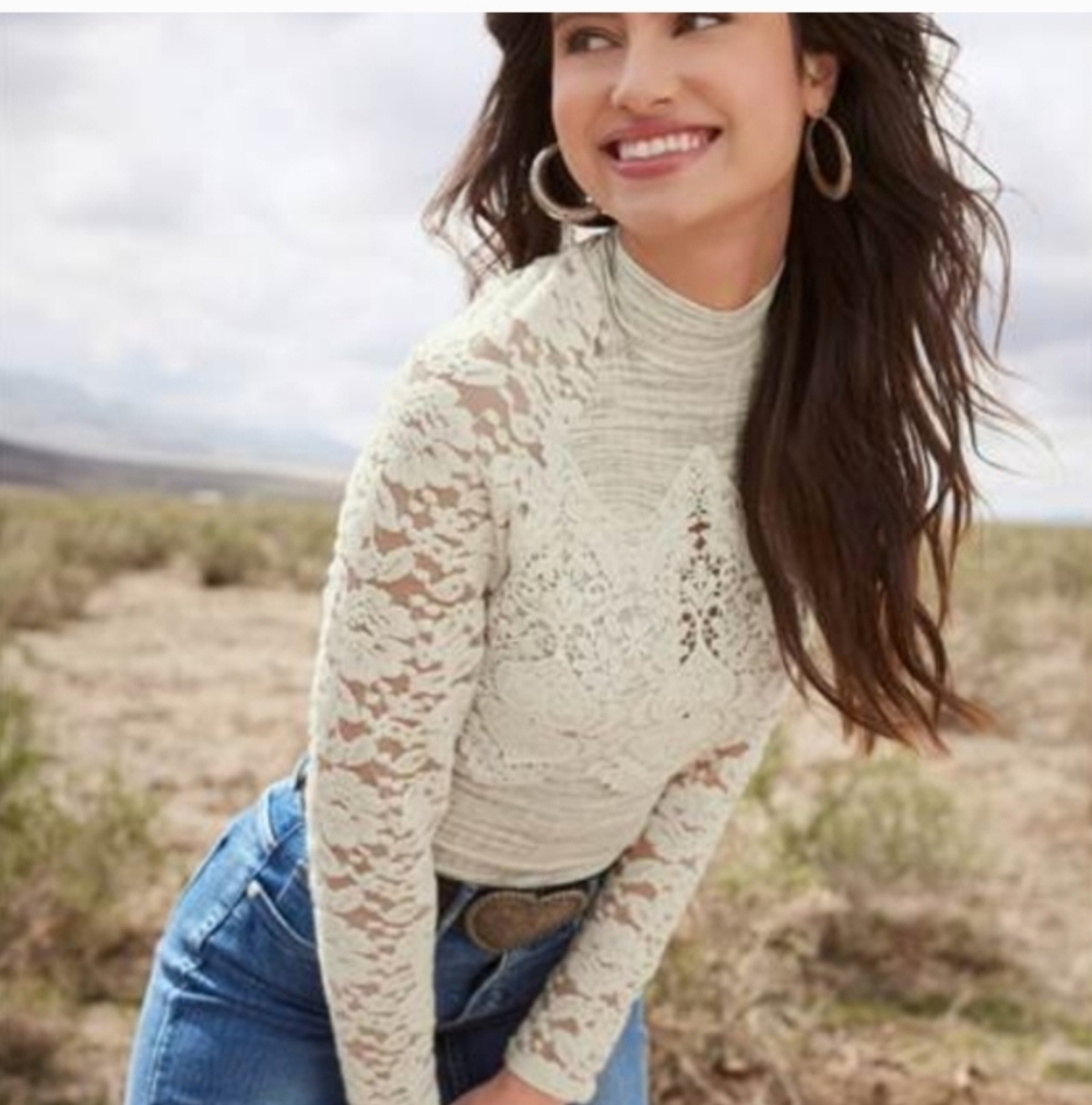 VENUS Gray Striped Top